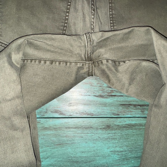 Lane Bryant Super Stretch Skinny Green Jeans. Size 20 - Picture 5 of 14